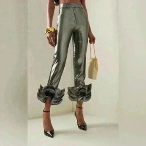 New Arrivals Lilou Ruffle Pants in Rive Droite Size Xtra Small